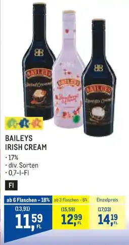 Metro Baileys Irish Cream Angebot