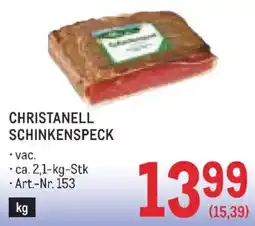 Metro Christanell Schinkenspeck Angebot