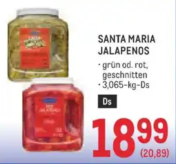 Metro Santa Maria Jalapenos Angebot