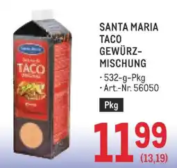 Metro Santa Maria Taco Gewürzmischung Angebot