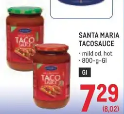 Metro Santa Maria Tacosauce Angebot