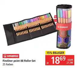 Pagro Diskont Stabilo Fineliner point 88 Roller-Set Angebot