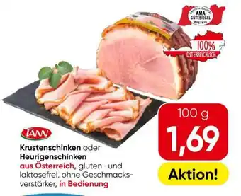 Eurospar TANN Krustenschinken oder Heurigenschinken Angebot