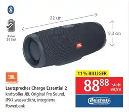 Pagro Diskont JBL Lautsprecher Charge Essential 2 Angebot