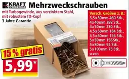 Norma Kraftwerkzeuge Mehrzweckschrauben Angebot