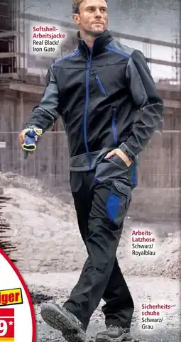 Norma Softshell-Arbeitsjacke Real Black/Iron Gate Angebot