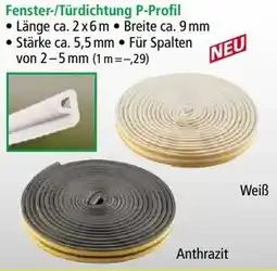Norma Fenster-/Türdichtung P-Profil Angebot
