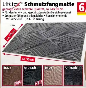 Lifetex Schmutzfangmatte