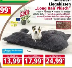 Norma Haustier-Liegekissen Long Hair Plüsch Angebot