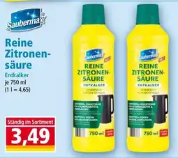 Norma Saubermax Reine Zitronensäure Entkalker Angebot