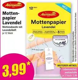 Norma Aeroxon Mottenpapier Lavendel Angebot