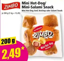 Norma Mini Hot-Dog/Mini-Salami Snack Zimbo Angebot