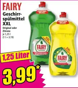 Norma Fairy Geschirrspülmittel Angebot