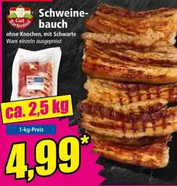 Norma Schweinebauch Gut Bartenhof Angebot