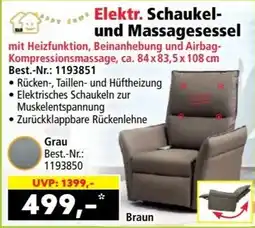 Norma Elektr. Schaukel- und Massagesessel Angebot