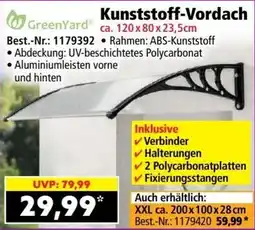 Norma GreenYard Kunststoff-Vordach Angebot