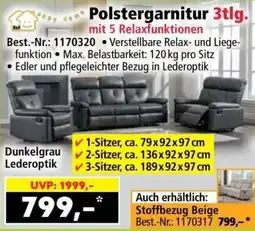 Norma Polstergarnitur 3tlg. Angebot