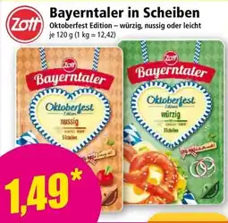 Norma Zott Bayerntaler in Scheiben Angebot