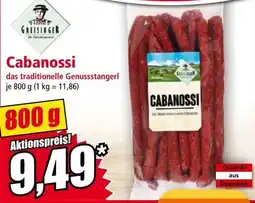 Norma Cabanossi Angebot