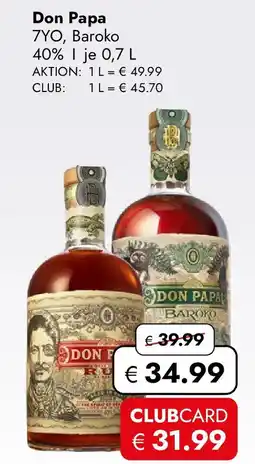 Travel FREE Don Papa 7YO, Baroko Angebot