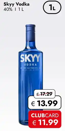 Travel FREE Skyy Vodka Angebot