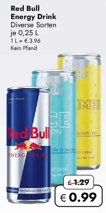 Travel FREE Red Bull Energy Drink Angebot