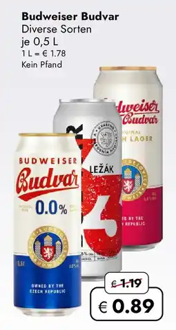 Travel FREE Budweiser Budvar Angebot