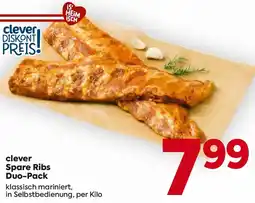 Billa clever Spare Ribs Duo-Pack Angebot