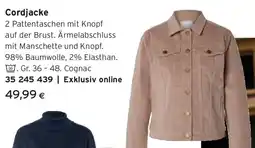 Tchibo Eduscho Cordjacke Angebot