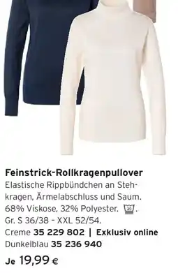 Tchibo Eduscho Feinstrick-Rollkragenpullover Angebot