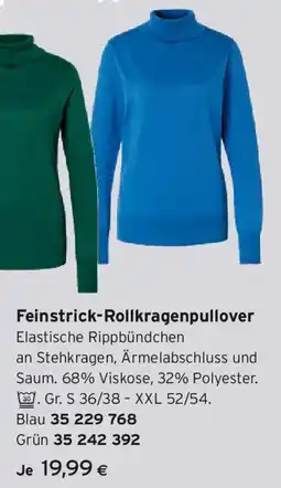 Tchibo Eduscho Feinstrick-Rollkragenpullover Angebot