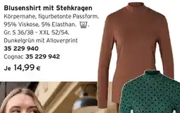 Tchibo Eduscho Blusenshirt mit Stehkragen Angebot