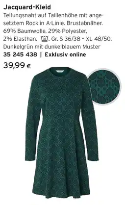 Tchibo Eduscho Jacquard-Kleid Angebot