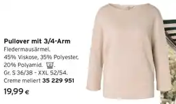 Tchibo Eduscho Pullover mit 3/4-Arm Angebot