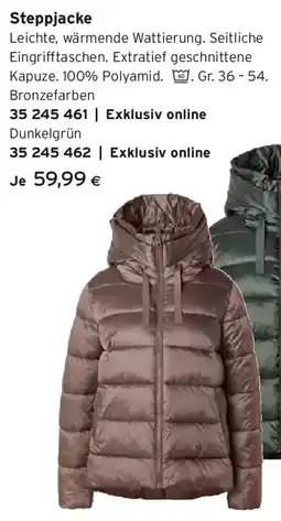 Tchibo Eduscho Steppjacke Angebot