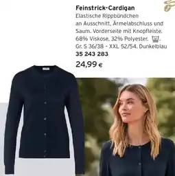 Tchibo Eduscho Feinstrick-Cardigan Angebot