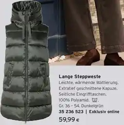 Tchibo Eduscho Lange Steppweste Angebot