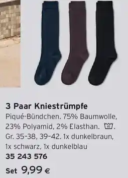 Tchibo Eduscho Kniestrümpfe Angebot