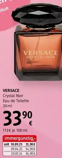 dm Versace Crystal Noir Eau de Toilette Angebot
