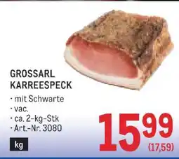Metro GROSSARL KARREESPECK Angebot