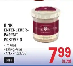 Metro HINK ENTENLEBER-PARFAIT PORTWEIN Angebot