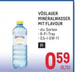 Metro VÖSLAUER MINERALWASSER MIT FLAVOUR Angebot