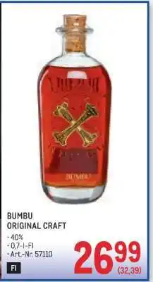 Metro BUMBU Angebot