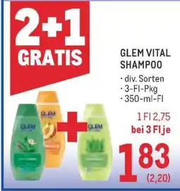 Metro Glem Vital Shampoo Angebot