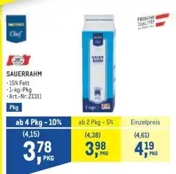 Metro SAUERRAHM Angebot