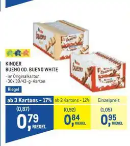 Metro Kinder Bueno od. Bueno White Angebot