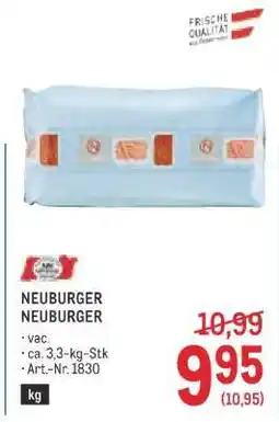 Metro Neuburger Angebot