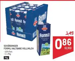 Metro Schärdinger Formil Haltbare Vollmilch Angebot