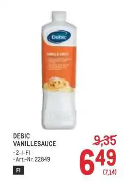 Metro DEBIC VANILLESAUCE Angebot