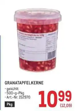 Metro GRANATAPFELKERNE Angebot